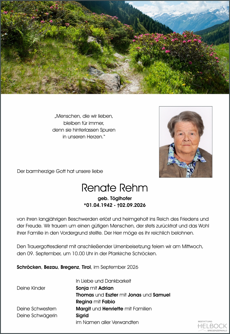 Renate Rehm